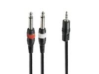 [YC-005-0150] Gotovi kabel 3,5mm stereo M/2x6,3mm mono M, 1,5m - Tesla