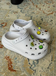Crocs platform clogs M9/W11 + ukrasi