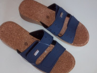 PLAVE LAGANE PAPUČE BR. 37 - NOVO