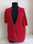 Crochet bluza crvena S