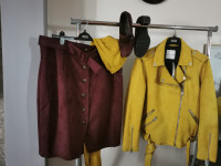 Ženska moto jakna, PRILIKA, komplet s cipelama, na poklon kripse