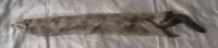 Okovratnik krzno lasice sivo 84 x 9 cm