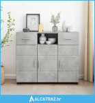 Kreveta Beton siva 88.5 x 30.5 x 73 cm Konstruirano drvo - NOVO