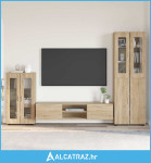 Set TV komoda s ladicama Sonoma hrast Konstruirano drvo - NOVO