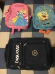 Prodajem djecje ruksake spongebob23/30 cm princeza 23/30dasorano43/30