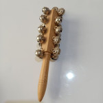 Latino udaraljke Sleigh Bells, 21 zvono u prirodnoj drvenoj obradi