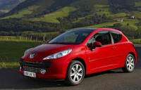 207 2006-2010 škare brisača