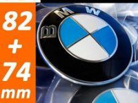 BMW amblem 82mm znak za haubu logo BMW - GUMICE-NOVO 1kom