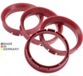 Centralni prsten prsteni 66,45 na 57,1mm za VW Audi 4 komada