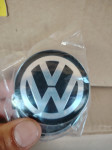 Čepovi za felge Volkswagen 60 mm crni / krom