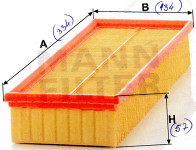 Filter zraka motora vozila VW - AUDI 80  2.0 E i vozila VW