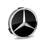 Mercedes čepovi 75mm za alu felge, mercedes poklopci! NOVO!  (1kom)