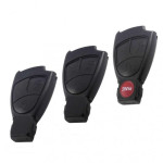 Mercedes kučište ključa, s dva, tri ili četiri prekidača, logo, novo!