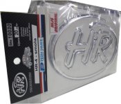 Naljepnice oznaka države - HR 4 3D (gumirana naljepnica )