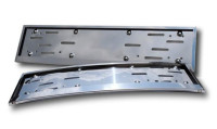 Okvir za auto tablice **INOX** par(2kom)-Extra kvaliteta!!!