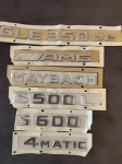 Original OE Mercedes amblemi GLE AMG 4 Matic Maybach S500 S600