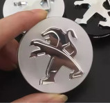 NOVI Peugeot čepovi za alu felge,SIVI, 60mm,NOVO