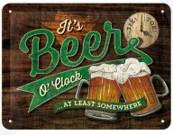 RETRO TABLA / PLOČA 15X20cm "BEER" **NOVO**