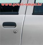 Štitnik ruba vrata za vozila, crni,prozirni,kromirani - U ili L profil