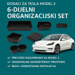 Tesla Model 3 – 6-dijelni organizacijski set