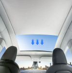 Tesla Model Y Juniper (2025+) električni retractable sunshade – NOVO,