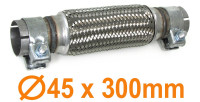 Univerzalna fleksibilna cijev auspuha s 2 selne 300mm fi=45mm