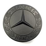 █▬█ █ ▀█▀ Znak - Amblem - Logo Mercedes - 57 mm CRNI MAT