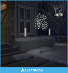 Božićno drvce s 220 LED žarulja hladno bijelo svjetlo 220 cm - NOVO