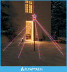 Božićno drvce sa svjetlima 400 LED žarulja raznobojno 2,5 m - NOVO