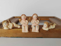 Lot od 4 mini figure anđela za hobby projekte