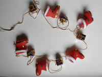 Retro božićna girlanda - osamdesete ili devedesete