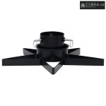 Stalak za božićno drvce crni 47 x 47 x 13,5 cm - Crna