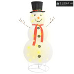 Ukrasna božićna figura snjegovića LED luksuzna tkanina 180 cm - 180 cm