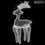 Ukrasni božićni sob s mrežom i 306 LED žarulja 60 x 24 x 89 cm - Hladn