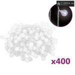 Vilinski rasvjetni lanac 40 m 400 LED hladni bijeli 8 funkcija - Hladn