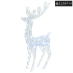 XXL akrilni božićni sob 250 LED 180 cm hladni bijeli - Hladna bijela 9