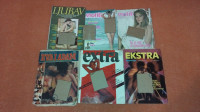 Erotski časopisi mix lot od 8 komada (samo komplet) - 1972-1986. god.