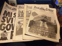 FERAL TRIBUNE ČASOPIS NOVINE SLOBODNA DALMACIJA
