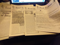 FERAL TRIBUNE PODLISTAK SLOBODNE DALMACIJE 4 STRANICE