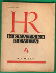 HRVATSKA REVIJA BROJ 4   1942.