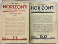 Književni horizonti godina II 1935.  1-12