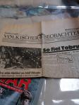 Reprodukcija njemačkih novina iz drugog svjetskog rata, na njemačkom