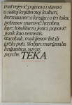 Teka (tekstovi / kritika) 2, godina 1973.