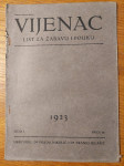 VIJENAC - list za zabavu i pouku 1923. / God. I. = Broj 10.