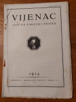 VIJENAC - list za zabavu i pouku 1924. / Knjiga III. = Broj 19-20