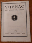 VIJENAC - list za zabavu i pouku 1924. / Knjiga III. = Broj 23