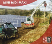 GOLJAT Mini / Midi / Maxi – vibracijski zabijač stupova za bager