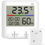 Digitalni LCD touch termometer higrometer ura