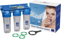 Filter za vodo 10", maks.10 bar - tristupanjski - GAC kokosov ugljen