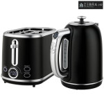 Set kuhala za vodu i tostera, LED zaslon, 1,7 litara, 2200 W, retro di